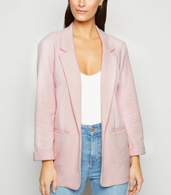 Light pink shop boyfriend blazer