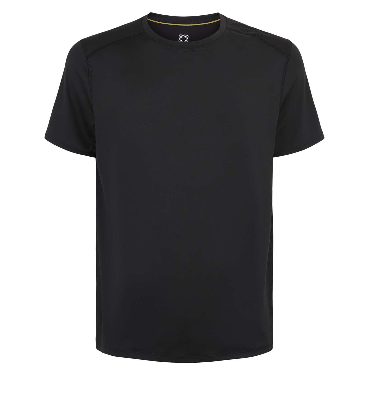 Black Short Sleeve Sports T-Shirt Image 5
