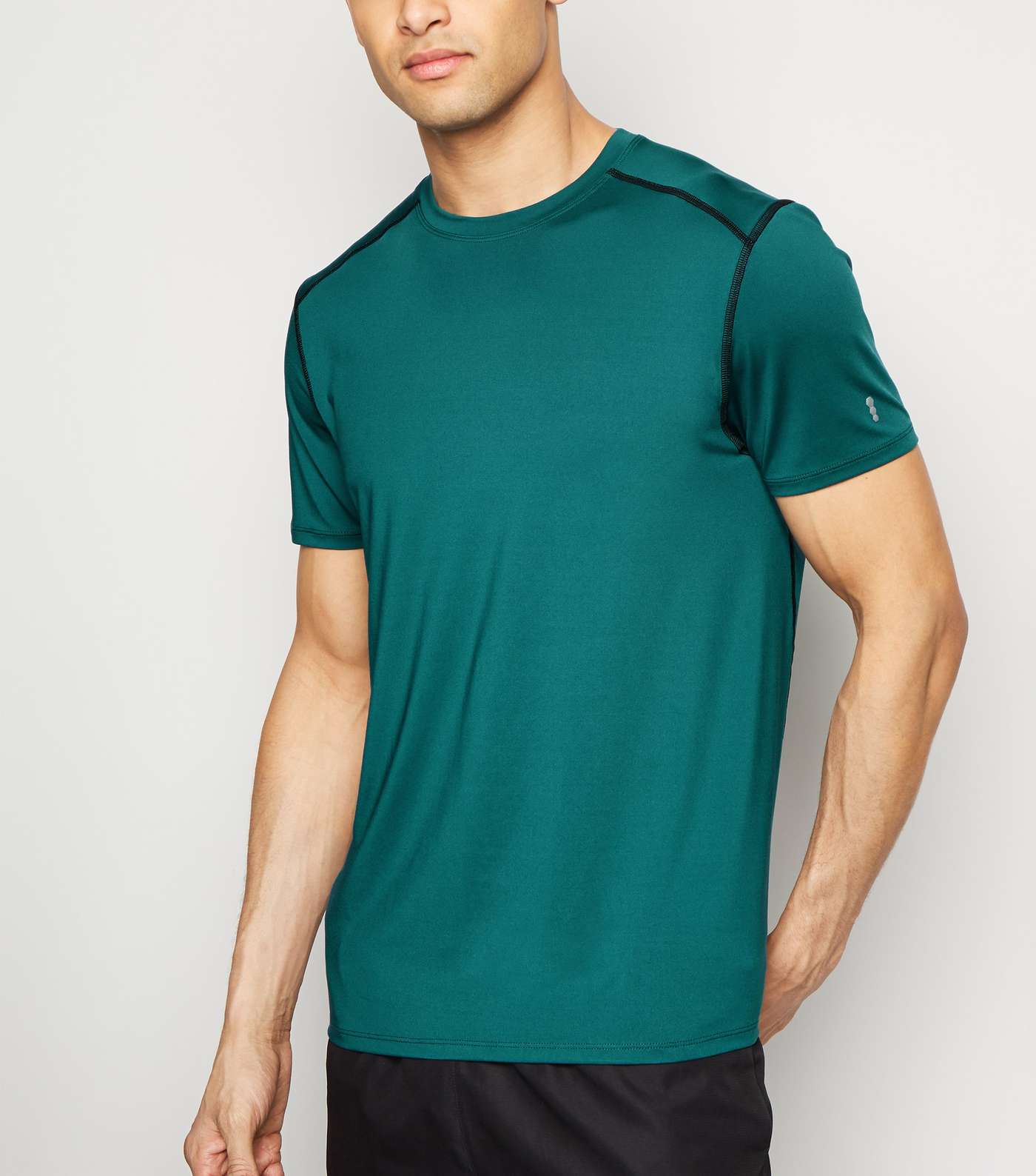 Teal Short Sleeve Sports T-Shirt
