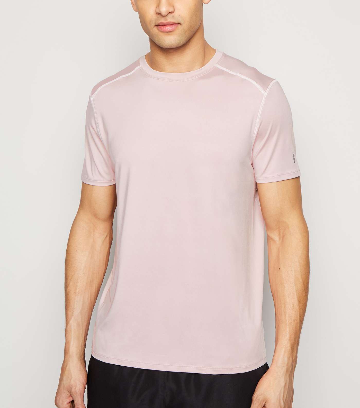 Pink Short Sleeve Sports T-Shirt