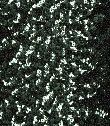 Image of Apricot Curves Green Sequin Bodycon Dress New Look