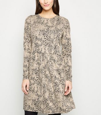 jacquard smock dress