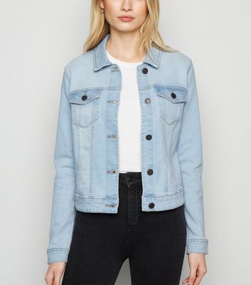 Noisy May Pale Blue Denim Jacket | New Look