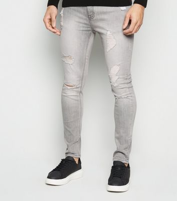 plus size gray jeans