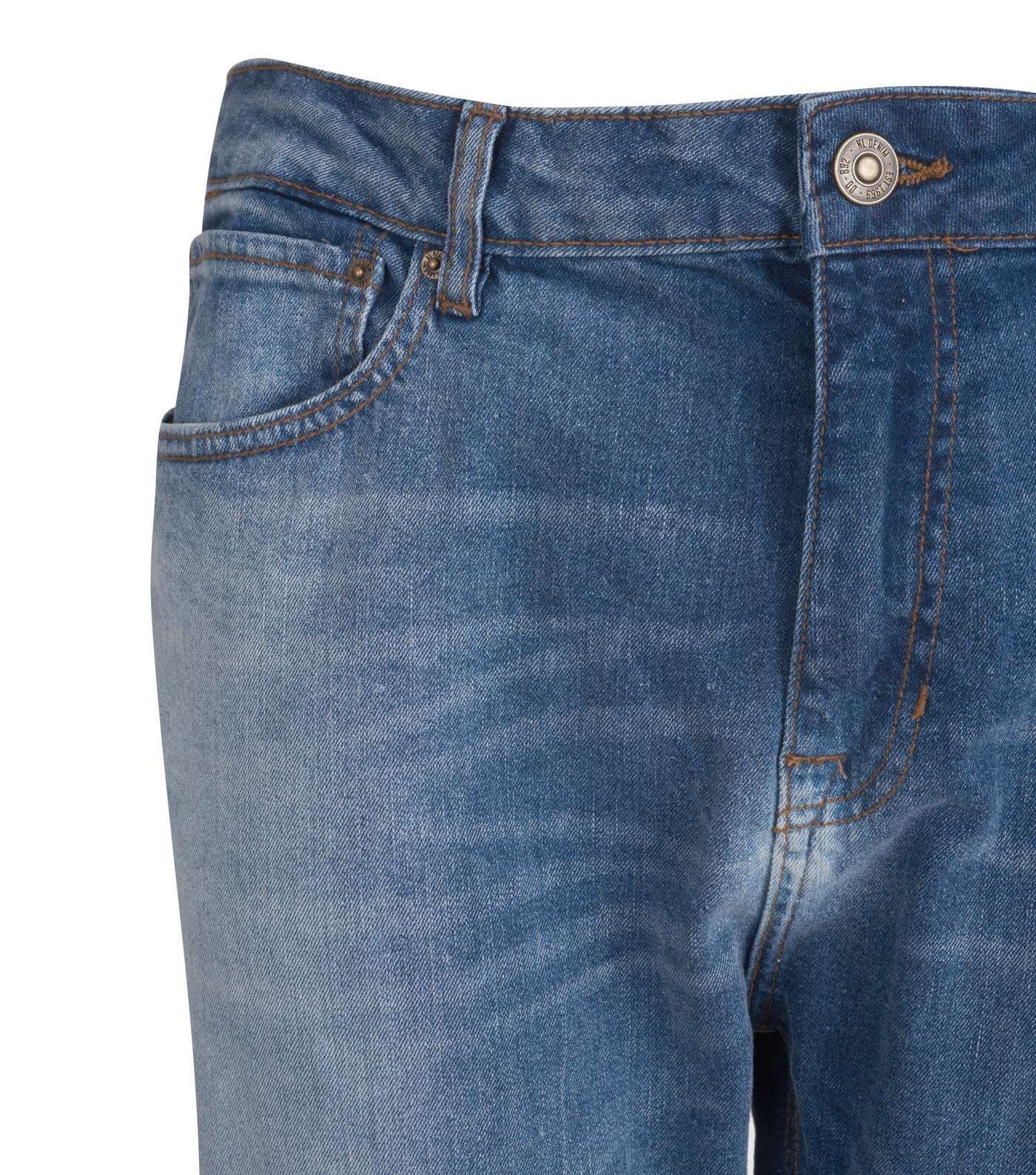 Blue Wash Spray On Skinny Jeans Image 3