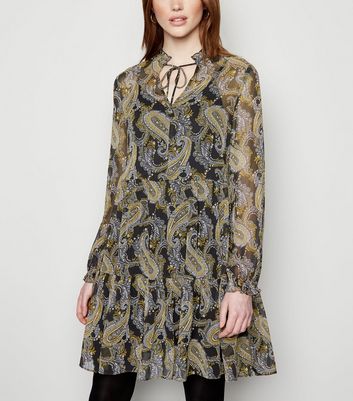 new look paisley dress