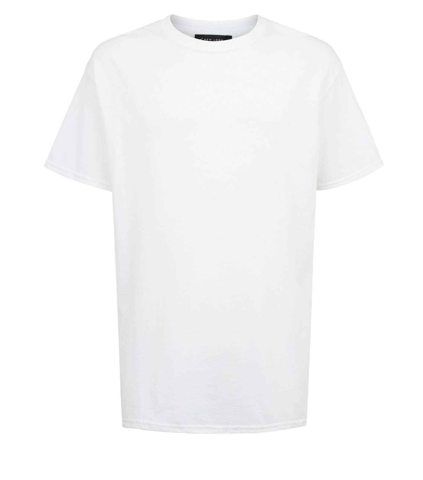 White Scenic Back Photo Print T-Shirt  Image 4