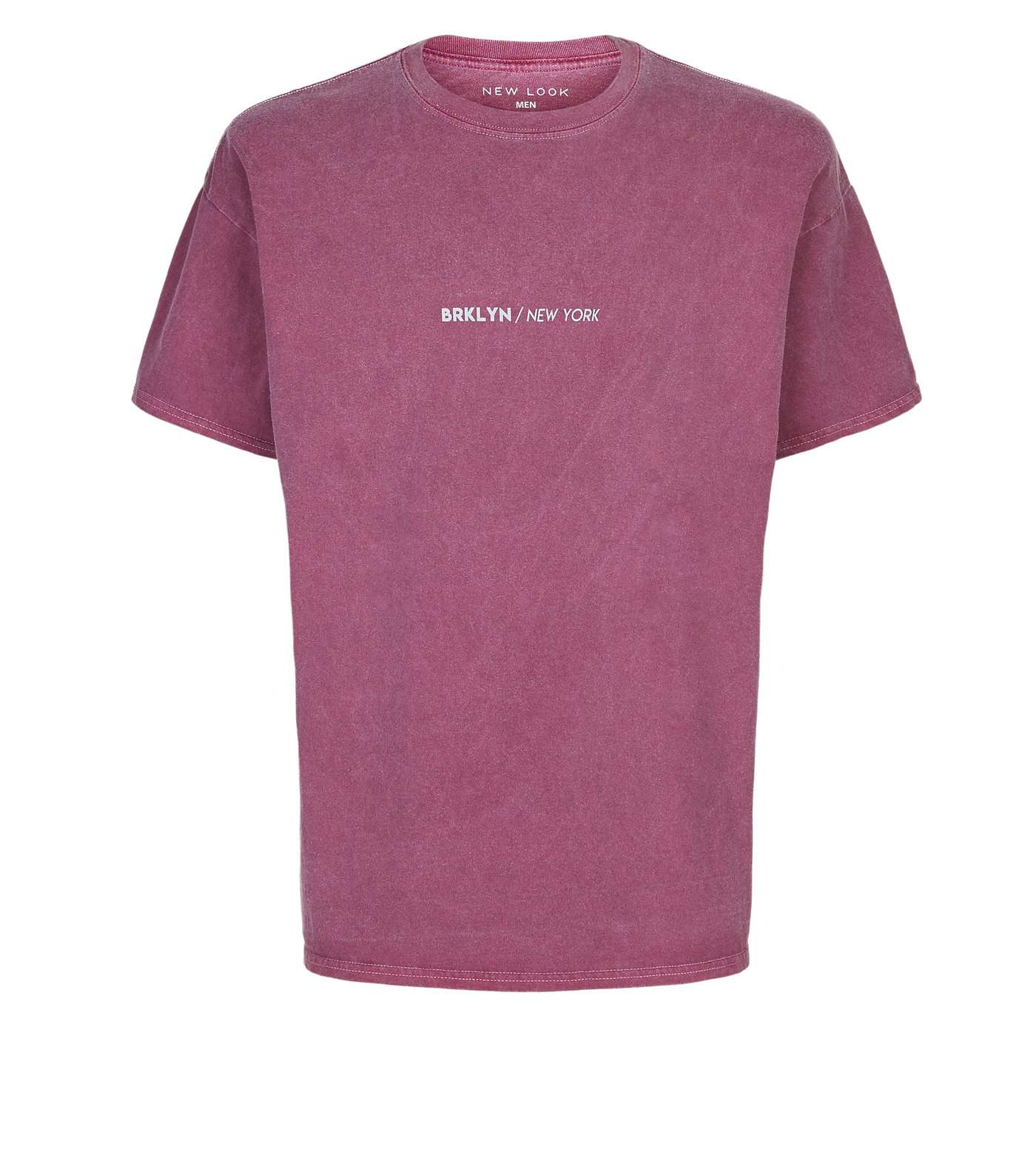 Purple Overdyed Brklyn Logo T-Shirt Image 4