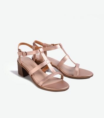 Rose gold gladiator stilettos sale