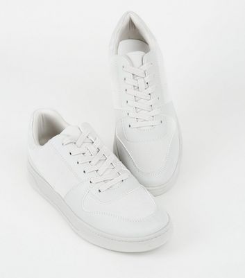 new look grey trainers
