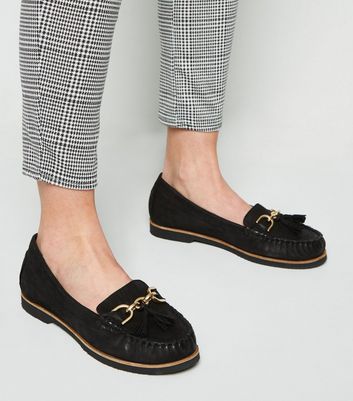 new look wide fit loafers