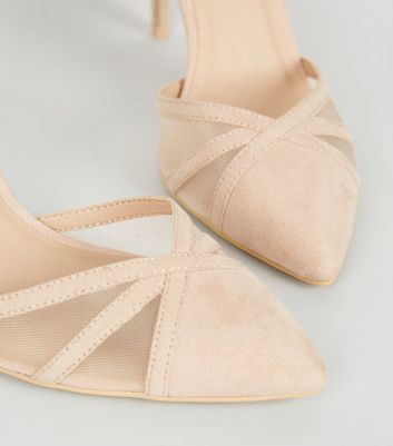 new look pink suede shoes