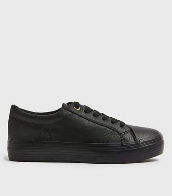 Details about   Ladies New Look Black Slip On Flatform Shoes Trainers Pumps UK Size 6 RRP £19.99 