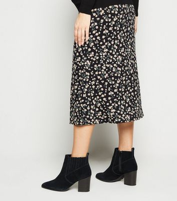 new look daisy midi skirt