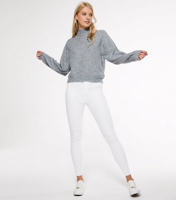 White High Waist Skinny Jeans | New Look