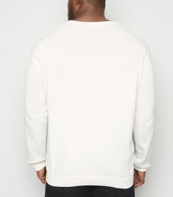 plus size off white sweater