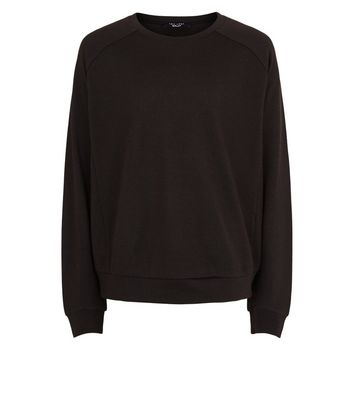 black crew neck ladies jumper