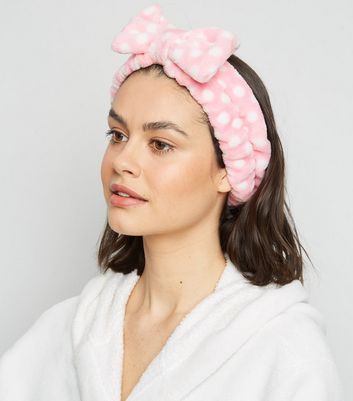 verwerken retort Bang om te sterven Pink Spot Beauty Headband | New Look