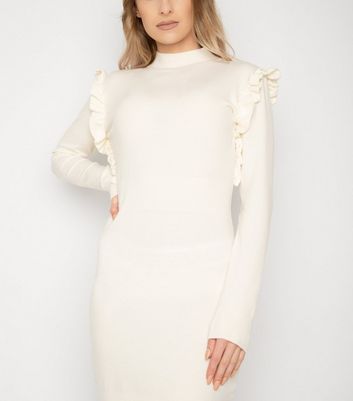 off white jumper dress
