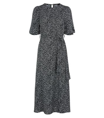 black and white casual dress