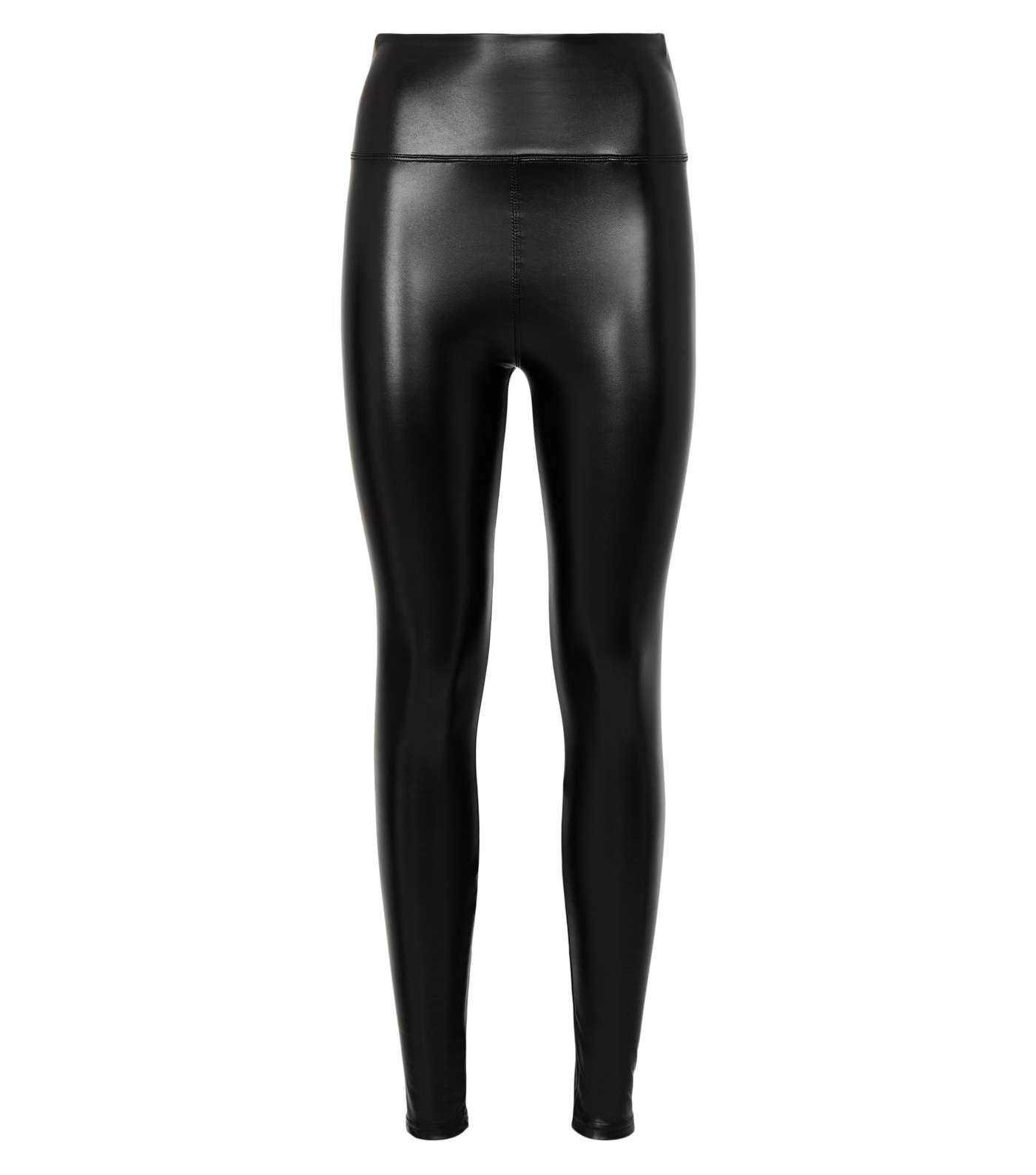 Cameo Rose Black Leather-Look Leggings Image 4