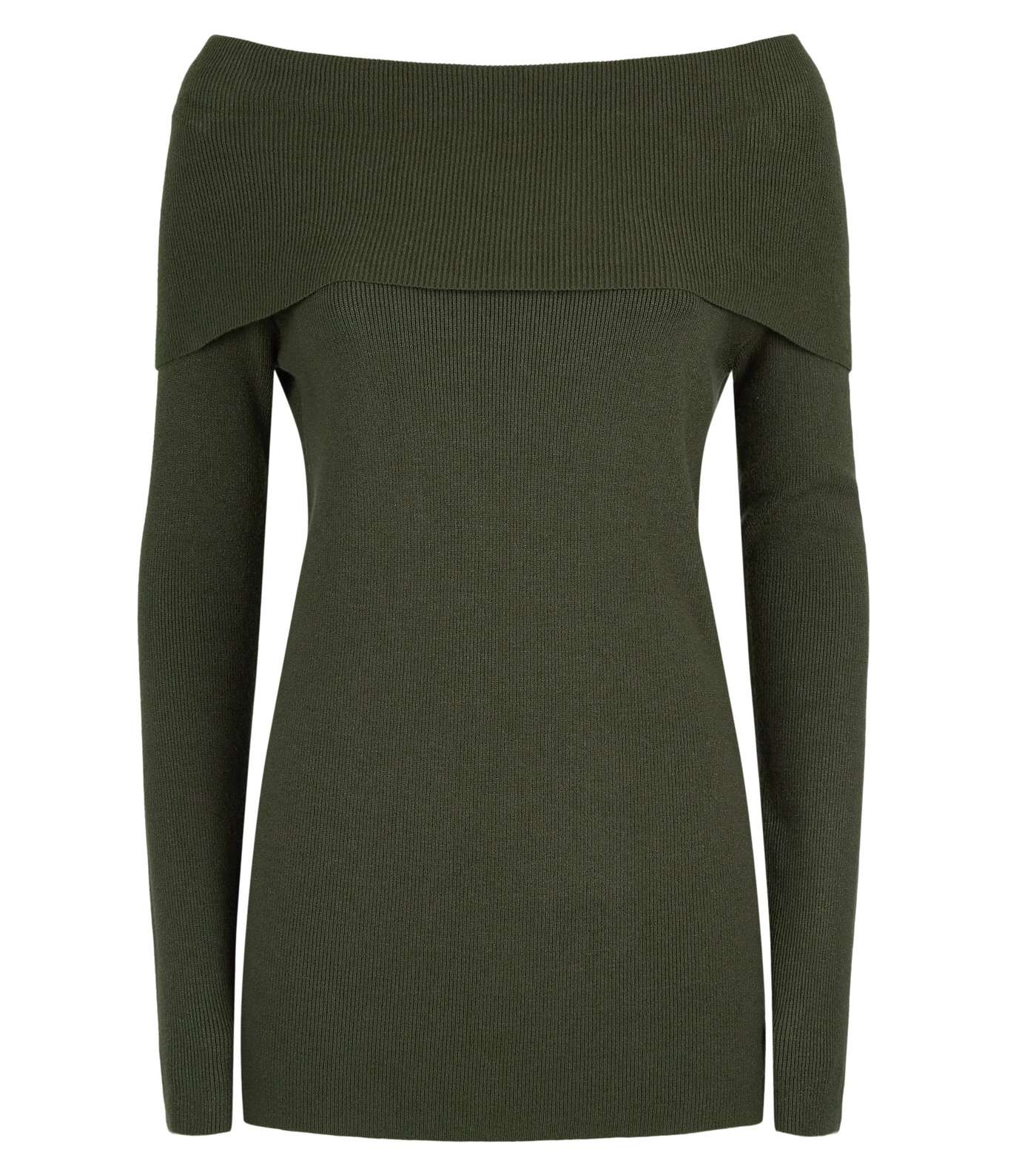 Apricot Green Roll Neck Long Sleeve Jumper Image 4