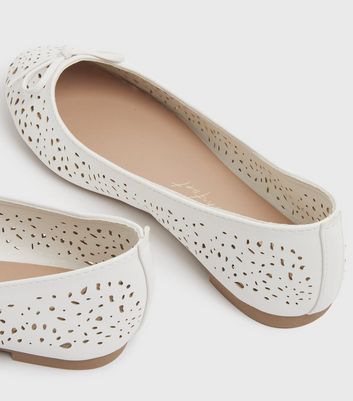 Laser cut ballet pumps Clearance
