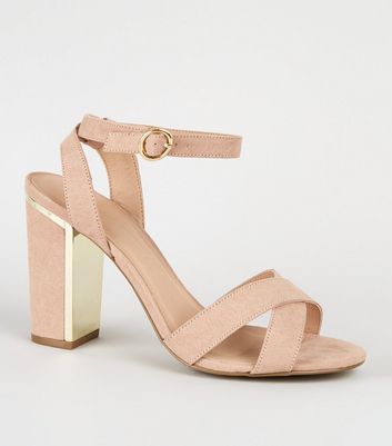 Nude heels hotsell new look