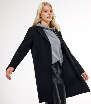 black womens formal coat