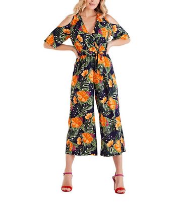 ladies tropical jumpsuits