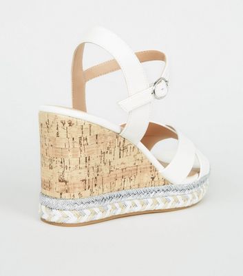 Cork clearance espadrille wedges