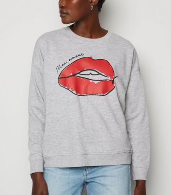 new look slogan sweatshirt