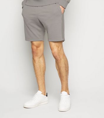 grey jersey shorts mens