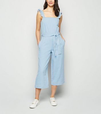 light blue jumpsuit