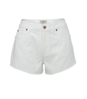 off white jeans shorts
