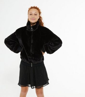 new look girls bomber jacket