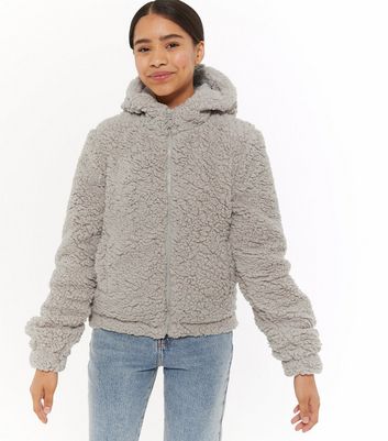 new look teddy fleece jacket