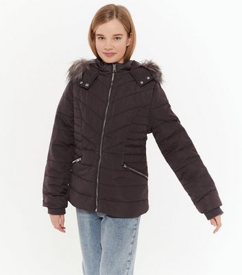 new look puffer jacket ladies