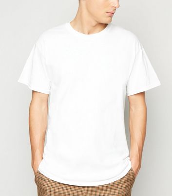 oversized white t shirt