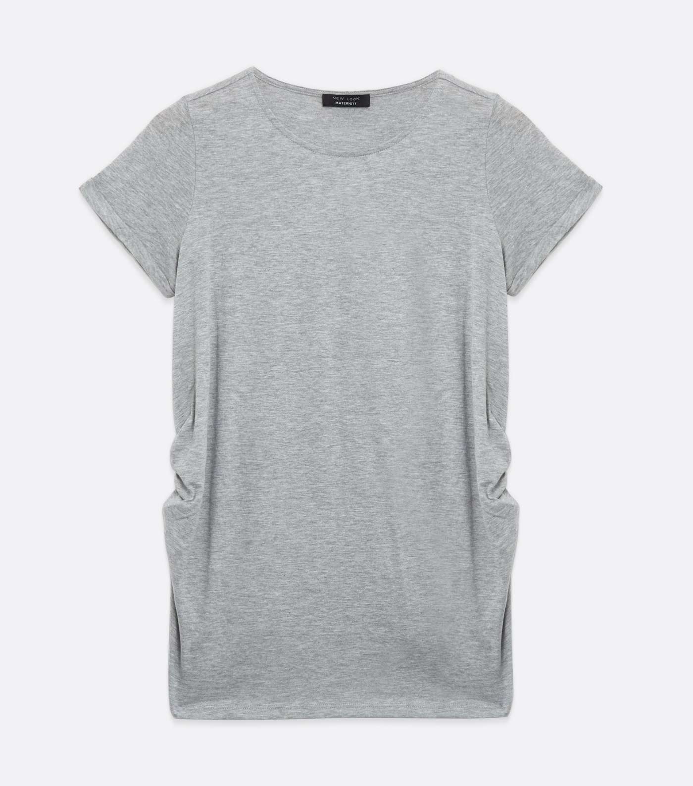 Maternity Grey Short Sleeve T-Shirt Image 5