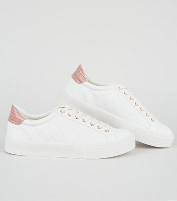 leather look plimsolls
