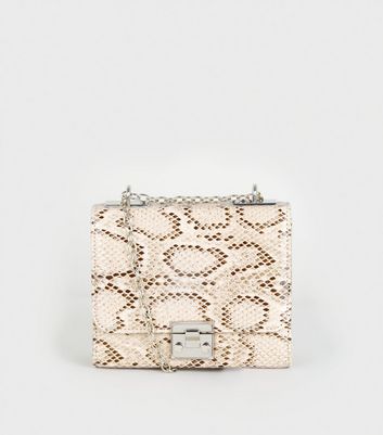 new look snake bag