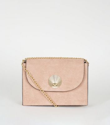 Rose gold store bag new look