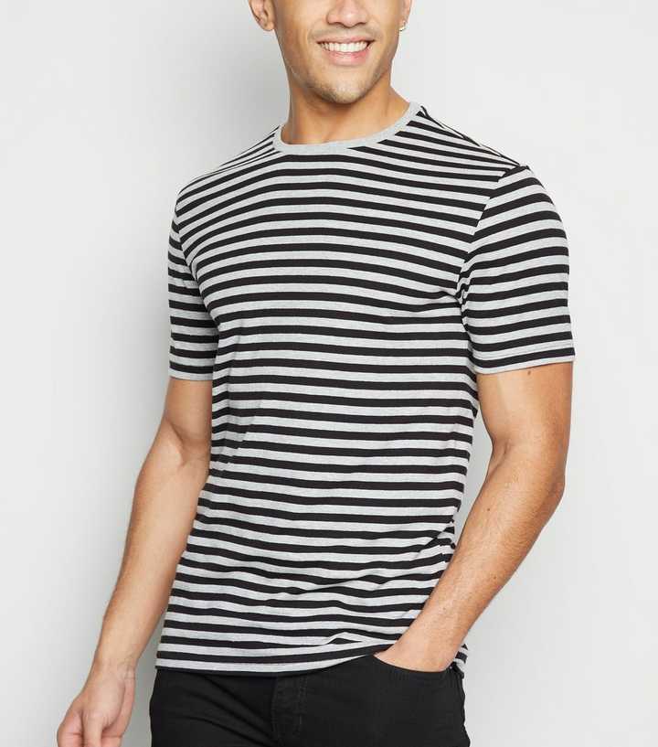 new look mens striped t shirt