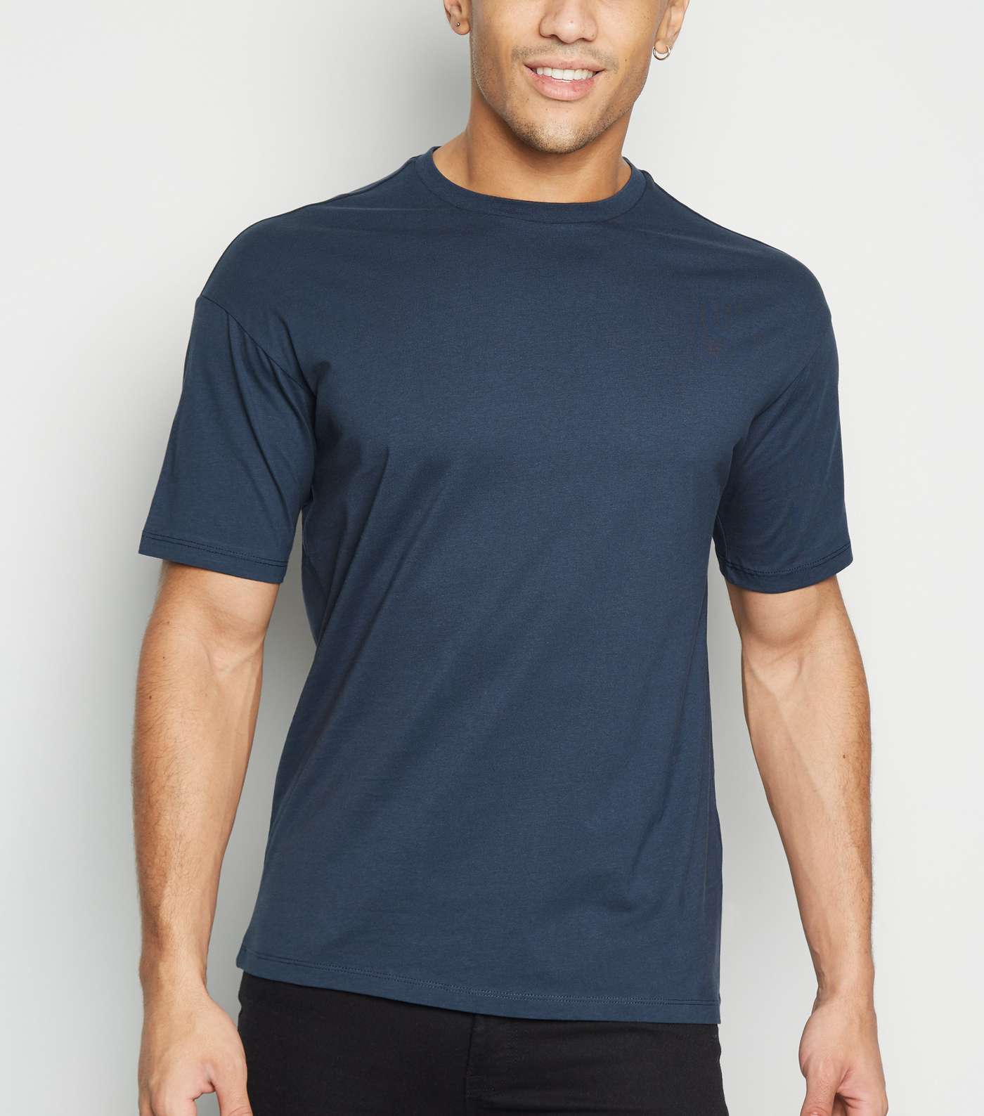 Only & Sons Navy Dragon Print T-Shirt Image 2