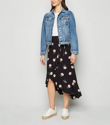 new look daisy midi skirt