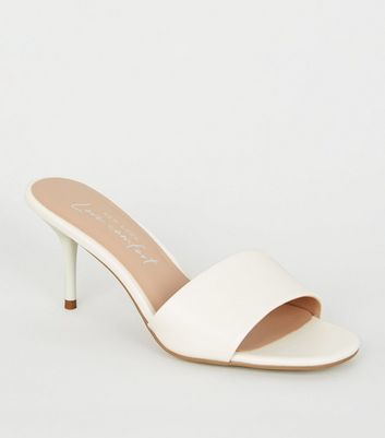 new look heeled mules