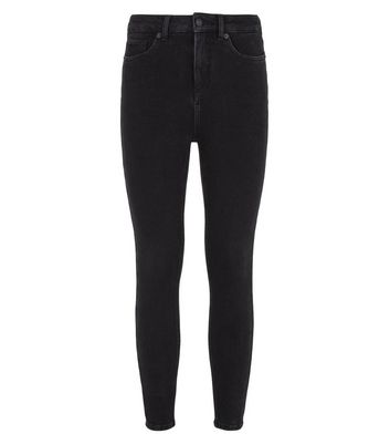 Petite Black Contour Super Skinny Jeans 