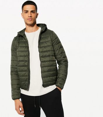 new look khaki puffer jacket