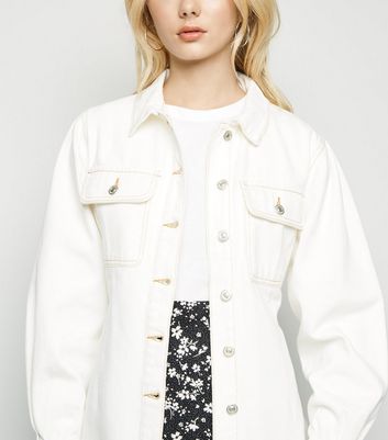 Off white womens denim hot sale jacket